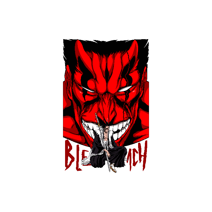 Kenpachi Zaraki Bankai Vinyl Sticker