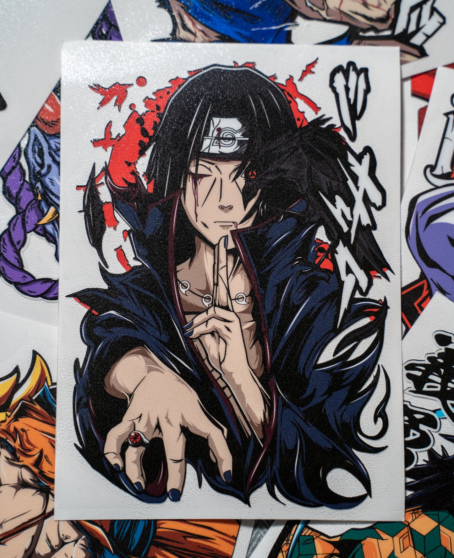Itachi Uchiha Mangekyo Sharingan Vinyl Sticker
