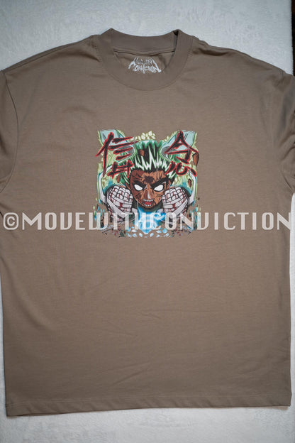 Rock Lee "Eight Gates of Buzzing" Heavy Weight T-shirt