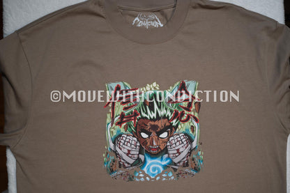 Rock Lee "Eight Gates of Buzzing" Heavy Weight T-shirt