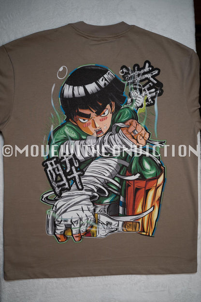 Rock Lee "Eight Gates of Buzzing" Heavy Weight T-shirt