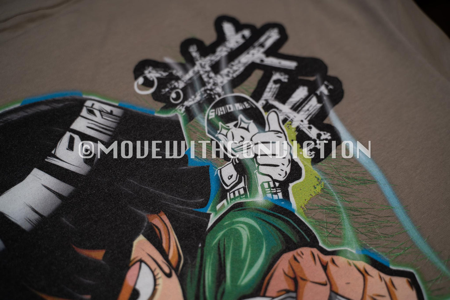 Rock Lee "Eight Gates of Buzzing" Heavy Weight T-shirt