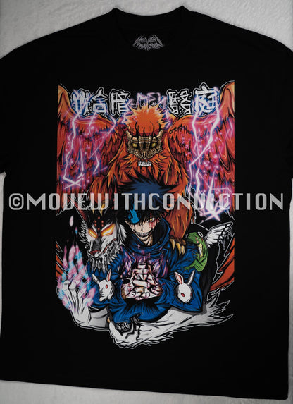 "Acceptance of Death" Psycho Megumi Heavy Weight T-shirt