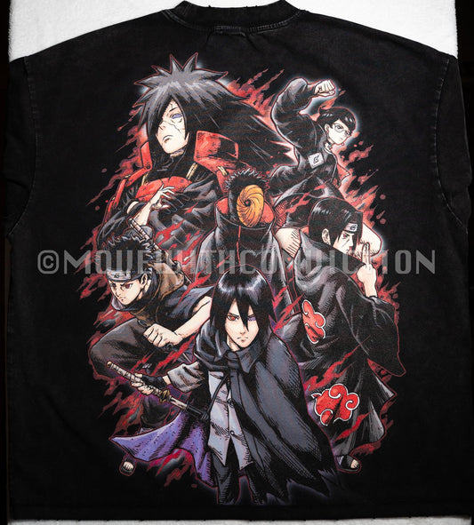 Uchiha Clan Heavy Weight Washed T-Shirt