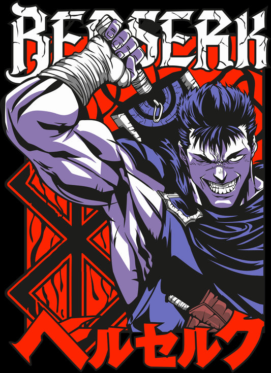 Guts (Berserk) Vinyl Sticker