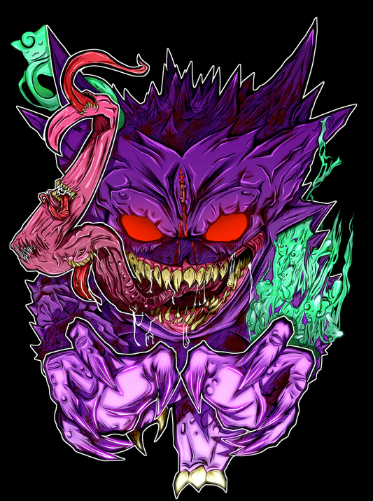 Gengar (Pokemon) Vinyl Sticker