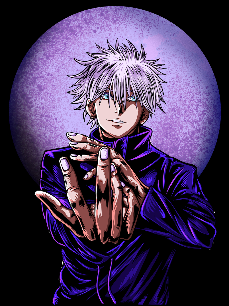 Satoru Gojo Hollow Purple (Jujutsu Kaisen) Vinyl Sticker