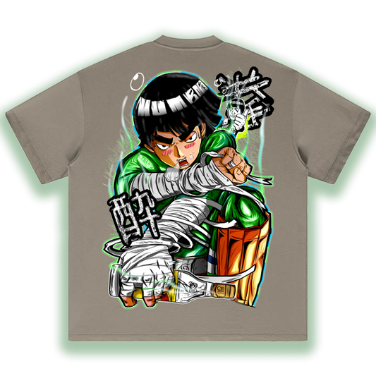 Rock Lee "Eight Gates of Buzzing" Heavy Weight T-shirt